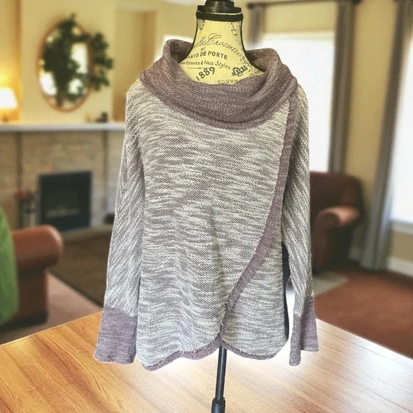 Calvin Klein Performance Cowl Neck Sweater - Picture 2 of 9